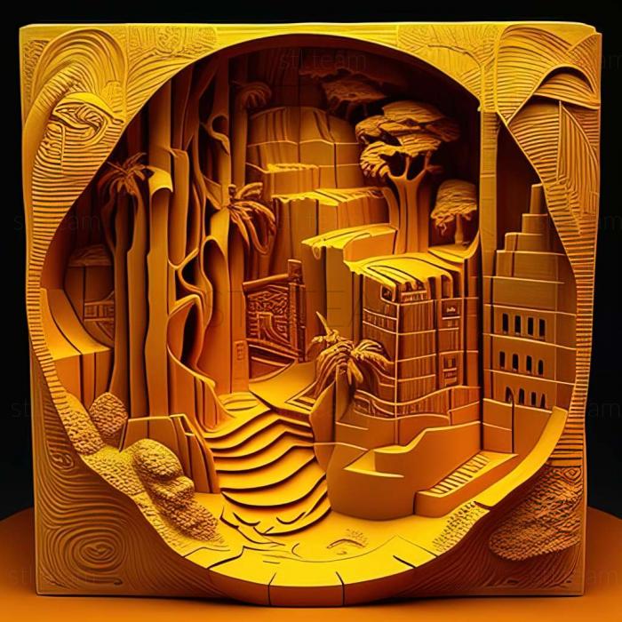 3D модель Игра Тайные Золотые Города Тайные Пути (STL)